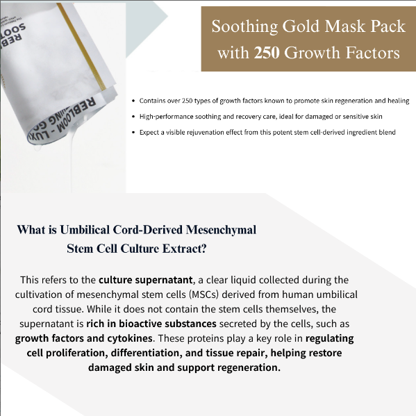 Rebloom Luxury Soothing Gold Mask